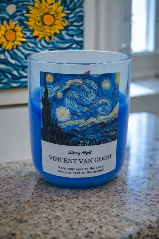 Van Gogh Yildizli Bir Gece Mumu